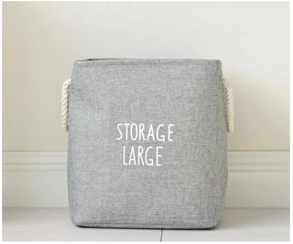 Upscale Home Foldable Bathroom Dirty Clothes Laundry Storage Buckets box Bag Kids Toy Double layer thick Storage Basket AU680