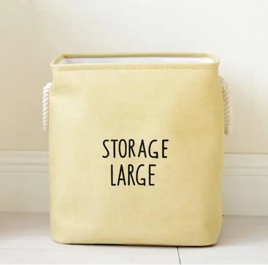 Upscale Home Foldable Bathroom Dirty Clothes Laundry Storage Buckets box Bag Kids Toy Double layer thick Storage Basket AU680