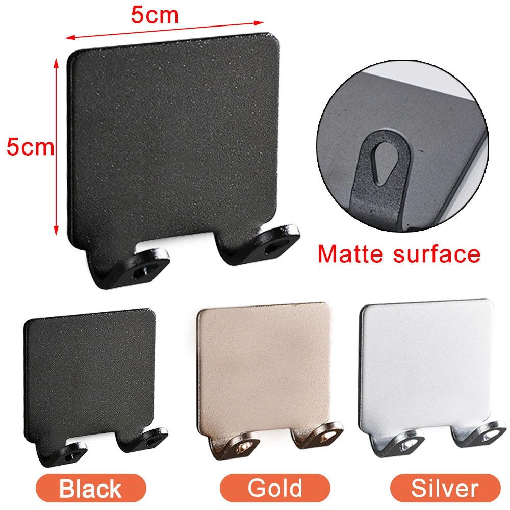 Bathroom Stainless Steel Razor Holder Storage Hook Wall Men Shaving Shaver Shelf Punch Free Razor Rack Accessories Organization