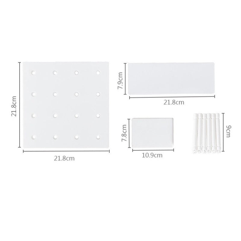 No punch Wall Shelf Storage Rack Organizer Home Decor Kitchen Bedroom Hanging Wall Pegboard Storage Rack Hole Board