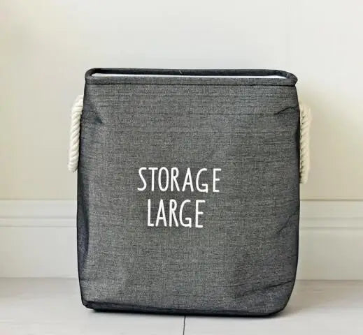 Upscale Home Foldable Bathroom Dirty Clothes Laundry Storage Buckets box Bag Kids Toy Double layer thick Storage Basket AU680