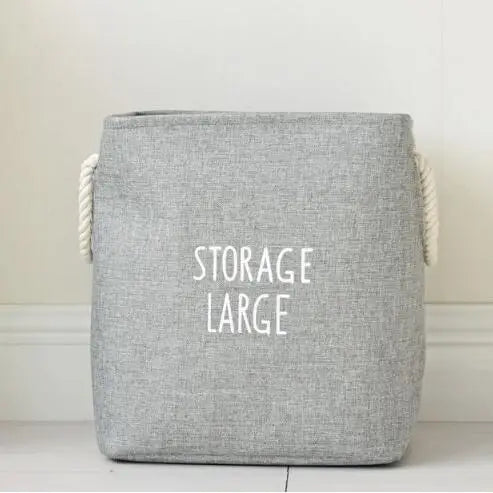 Upscale Home Foldable Bathroom Dirty Clothes Laundry Storage Buckets box Bag Kids Toy Double layer thick Storage Basket AU680